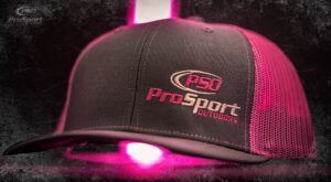 PSO Charcoal & Pink Richardson 112 Snap Back Hat - ProSport Outdoors