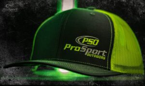 PSO Charcoal & Neon Yellow Richardson 112 Snap Back Hat - ProSport Outdoors