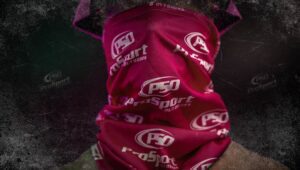PSO Neck Gaitor - Pink with White Logo - ProSport Outdoors