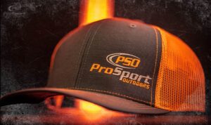PSO Charcoal & Neon Orange Richardson 112 Snap Back Hat - ProSport Outdoors