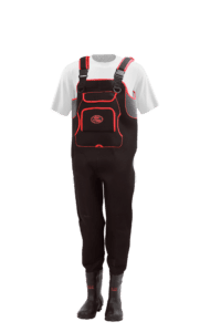 Men's Alpha Series Waders - Black with Red Trim