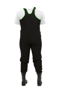 Womans ProSport Waders in Black with Neon Green Trim - ProSport Outdoors