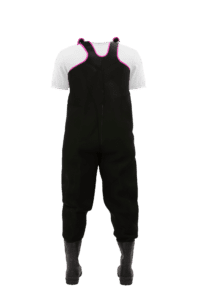 Womans ProSport Waders in Black with Neon Pink Trim - ProSport Outdoors