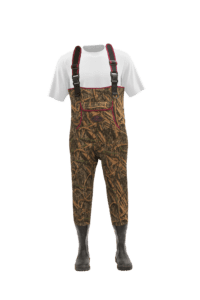 Womans ProSport Waders in Mossy Oak Shadow Grass with Purple Trim